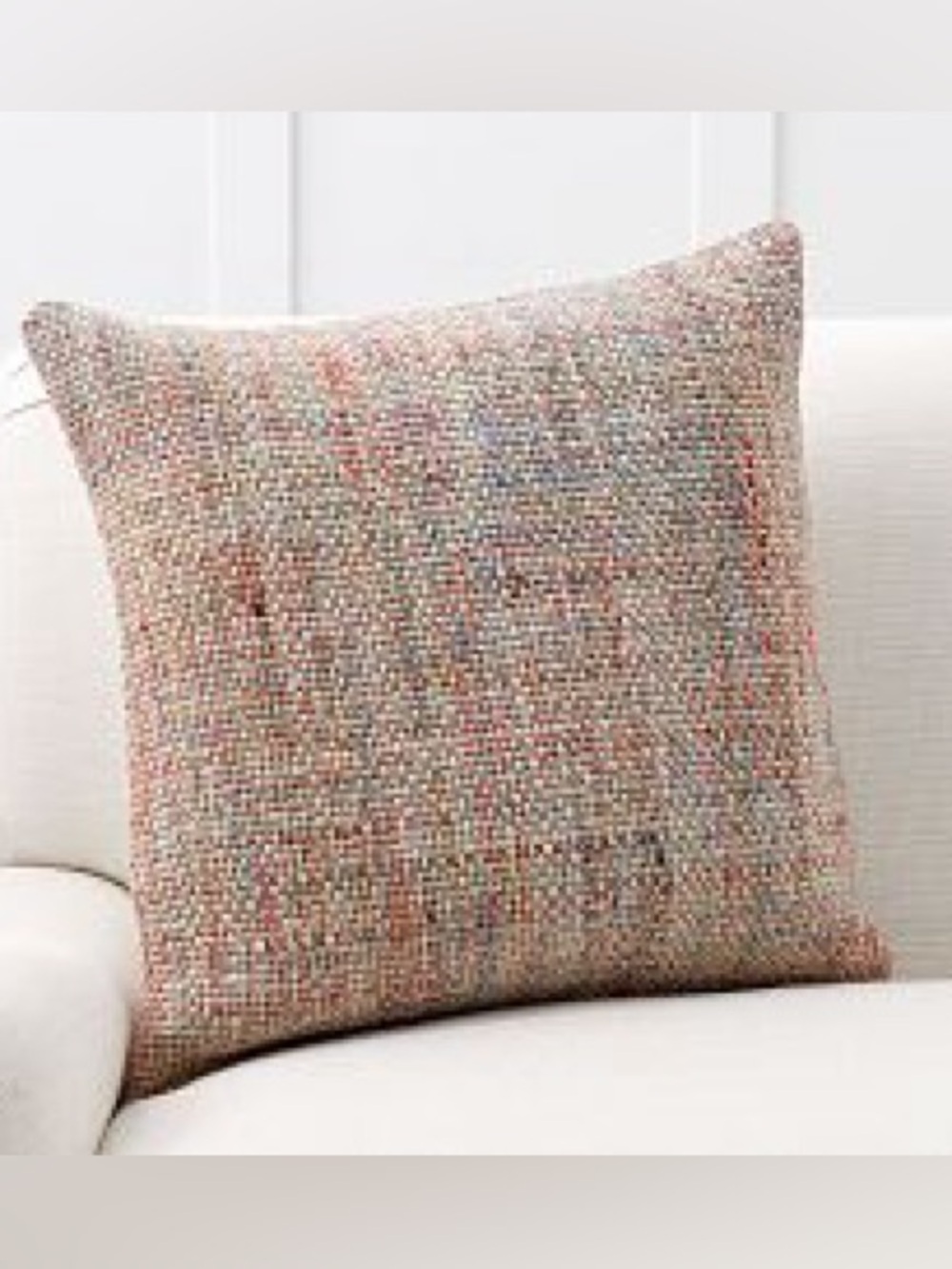 Pottery Barn Renly Wool Woven Pillow Cover, 22”, LIKE NEW